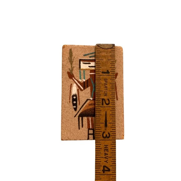 Kachina Magnet Vintage Sandcast Navajo Artisan Crafted - Picture 3 of 3